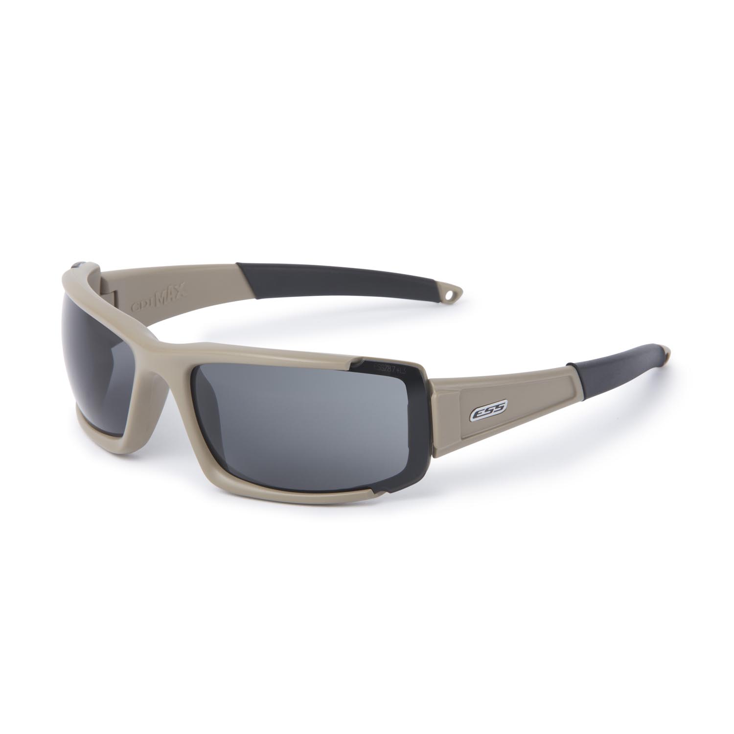 ESS CDI MAX TERRAIN TAN SUNGLASSES WITH INTERCHANGEABLE LENS