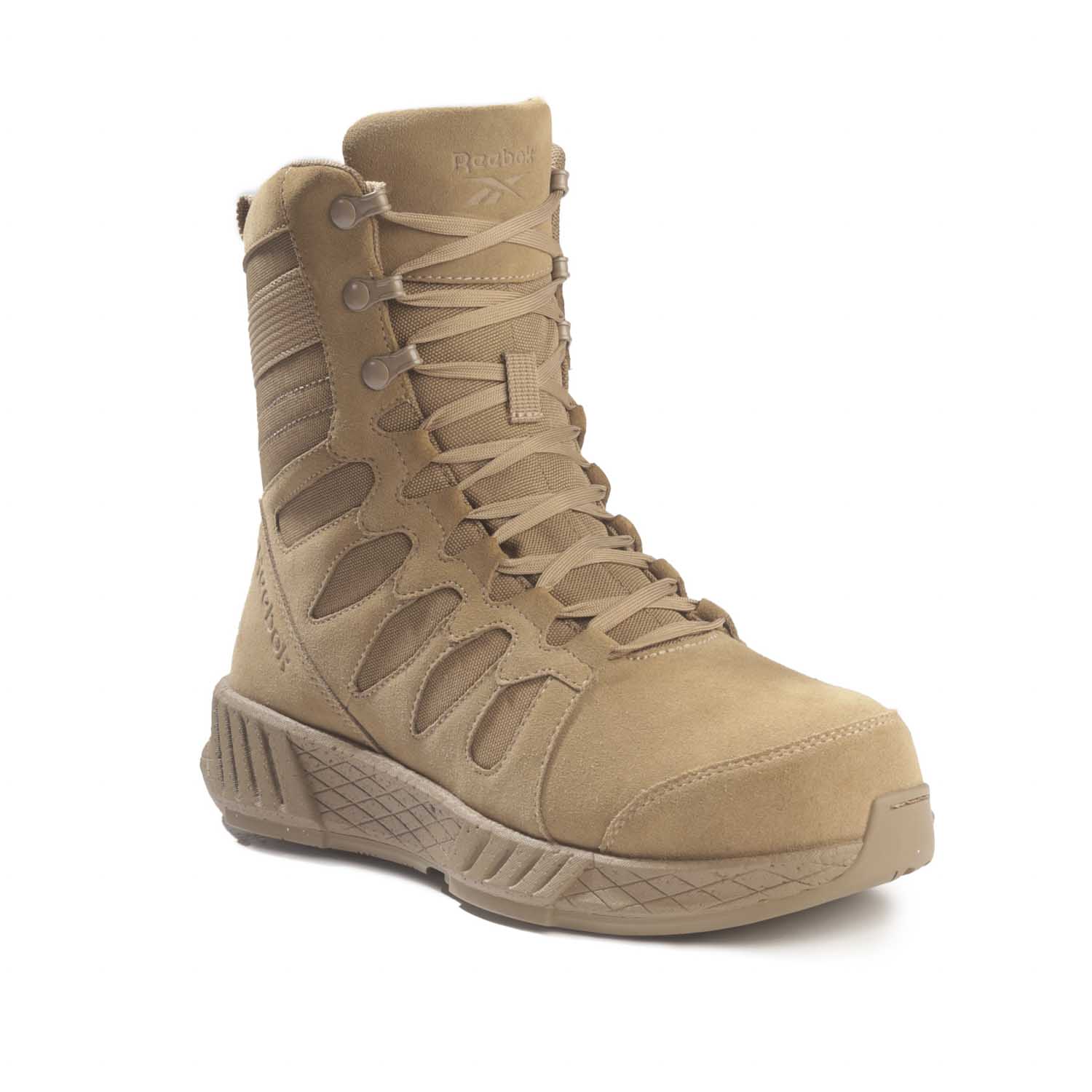 REEBOK FLOATRIDE ENERGY 8" TACTICAL BOOT W/ SIDE ZIP & COMPO