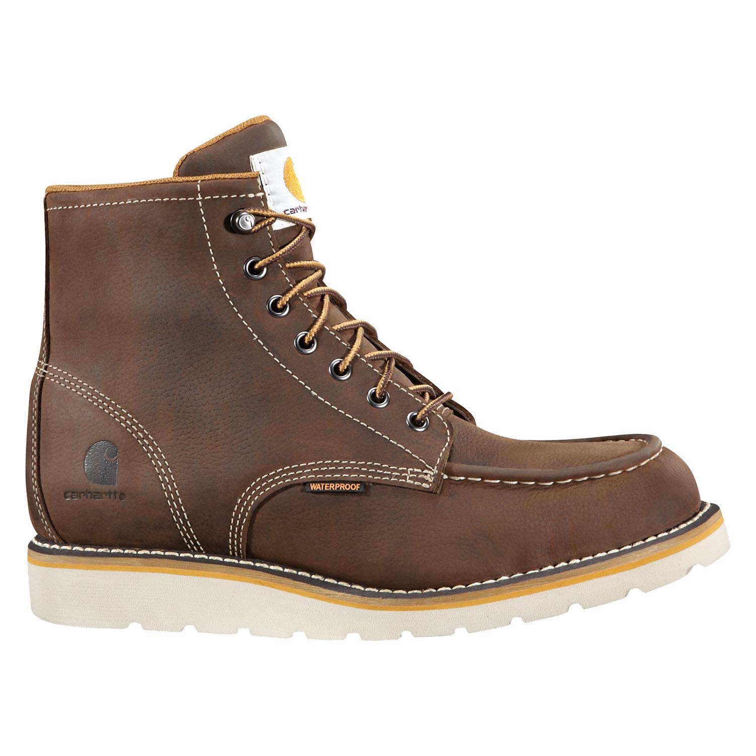 CARHARTT 6" WATERPROOF STEEL TOE WEDGE BOOTS
