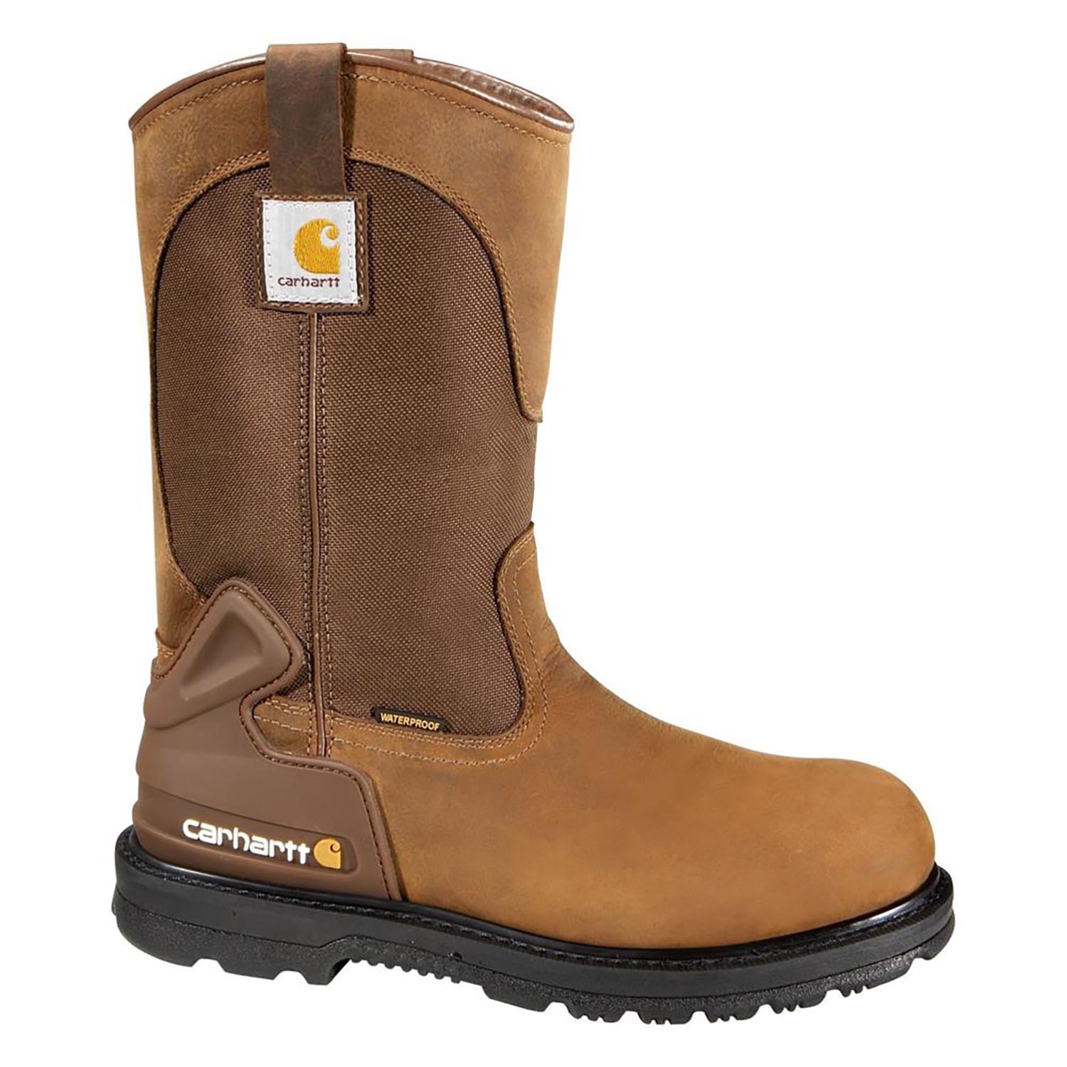 CARHARTT 11" HERITAGE WATERPROOF STEEL TOE WELLINGTON BOOTS