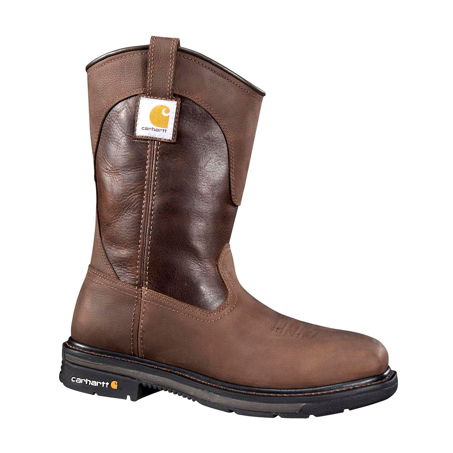 CARHARTT MEN'S TANNED WELLINGTON SQUARE TOE 11" STEEL T