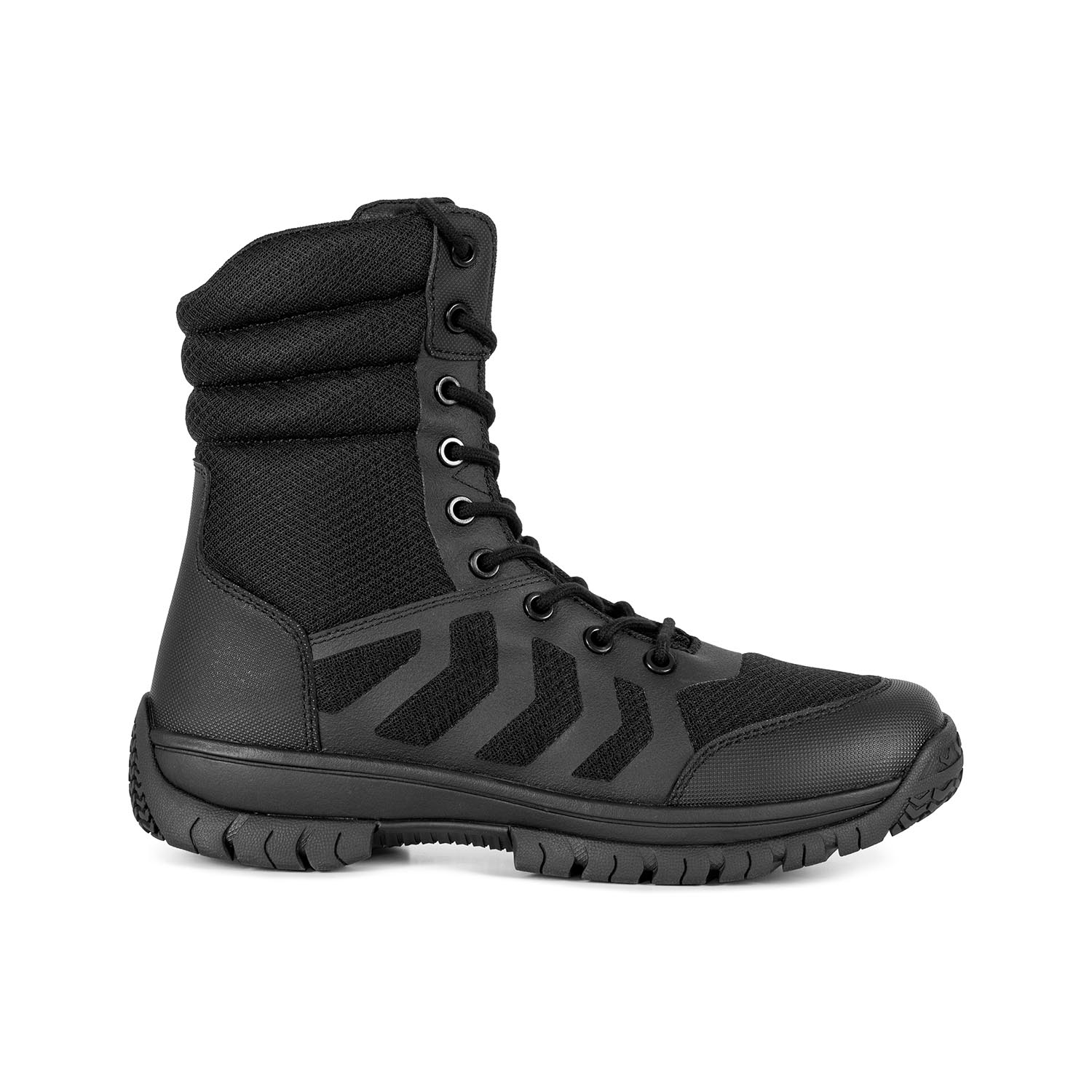 MISSION MADE MEN'S 8&QUOT; SIDE-ZIP TACTICAL BOOTS