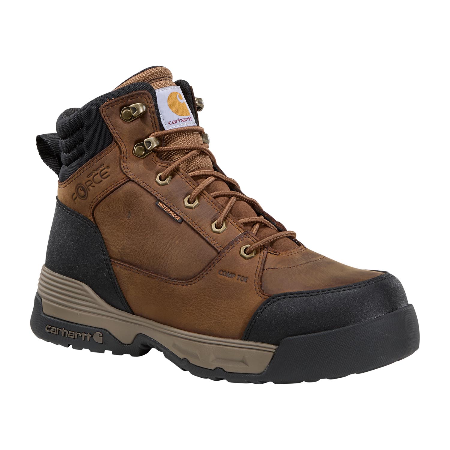 CARHARTT MEN'S FORCE HD 6&QUOT; WATERPROOF COMPOSITE TOE WOR