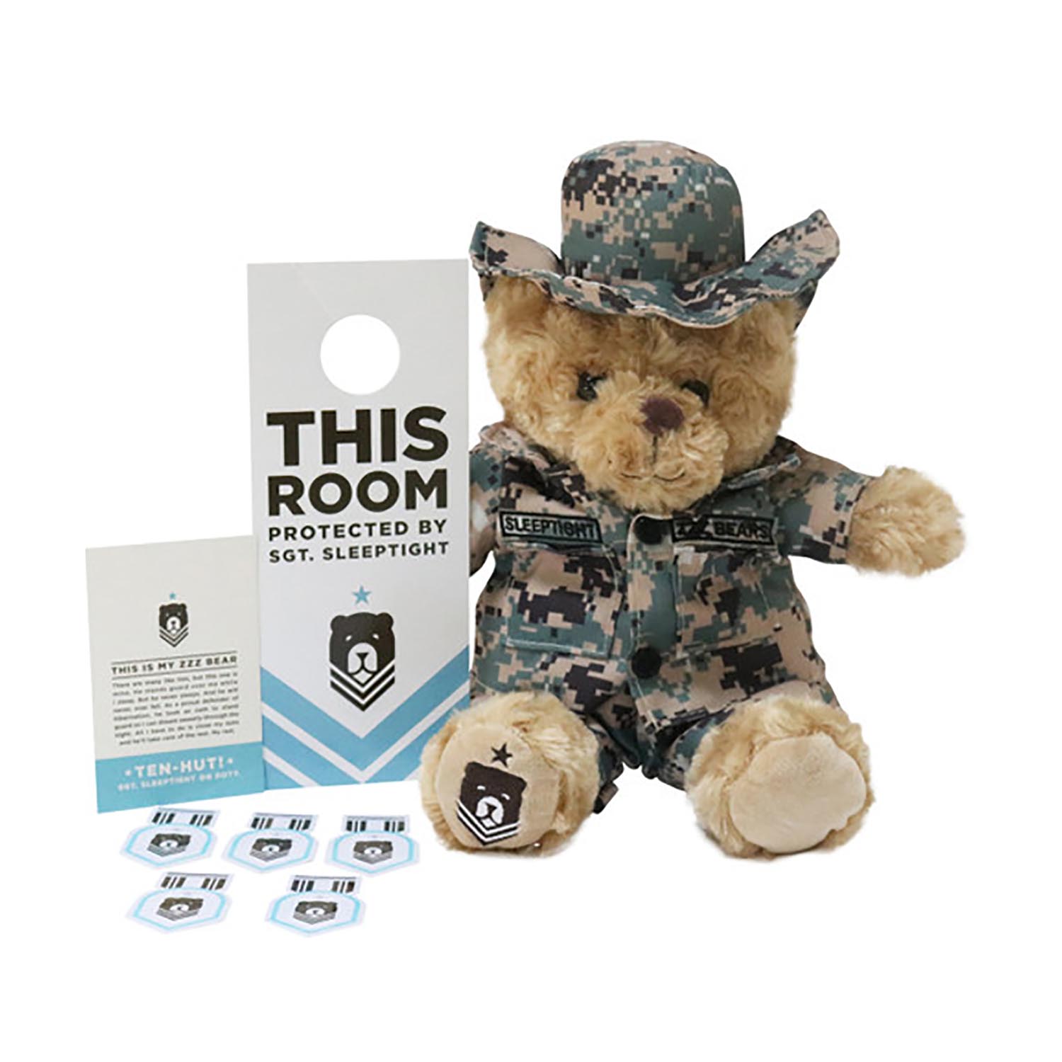 ZZZ Bears Plush Teddy Bear - Marine
