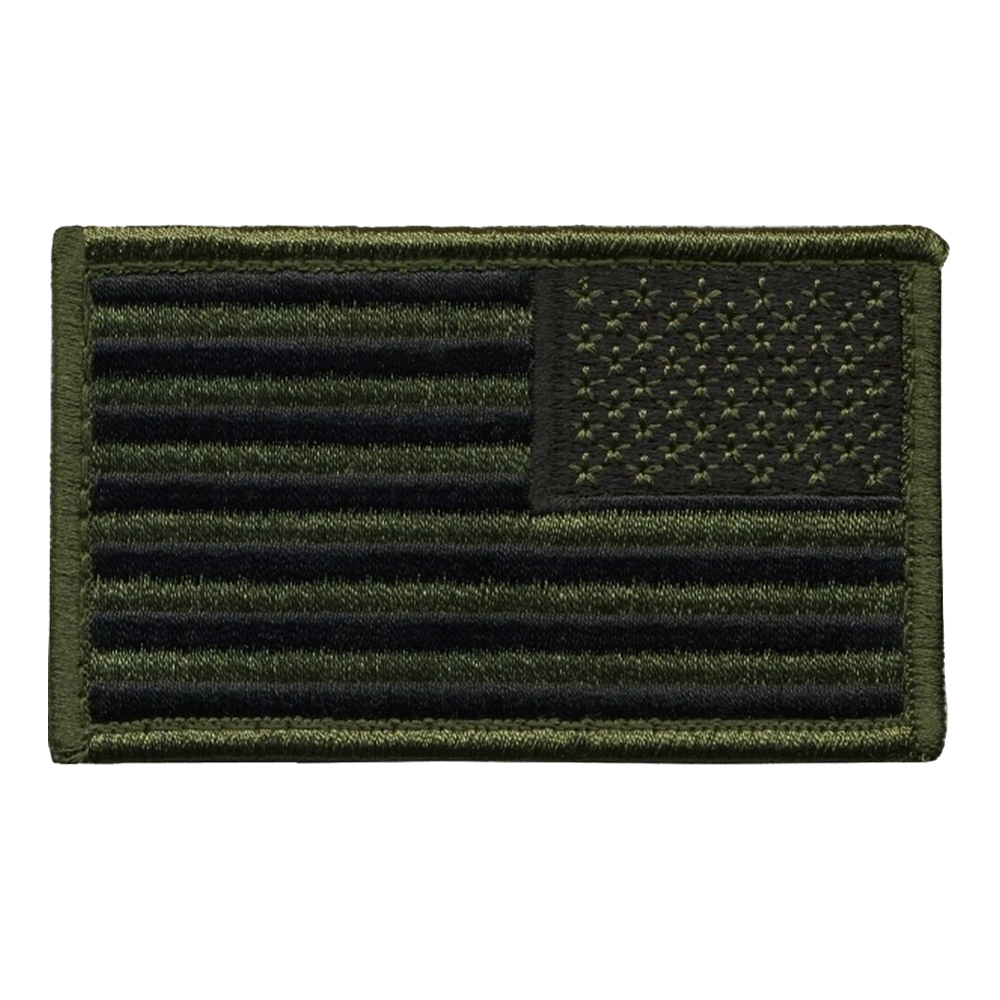 Reverse U.S. Flag Patch With Hook