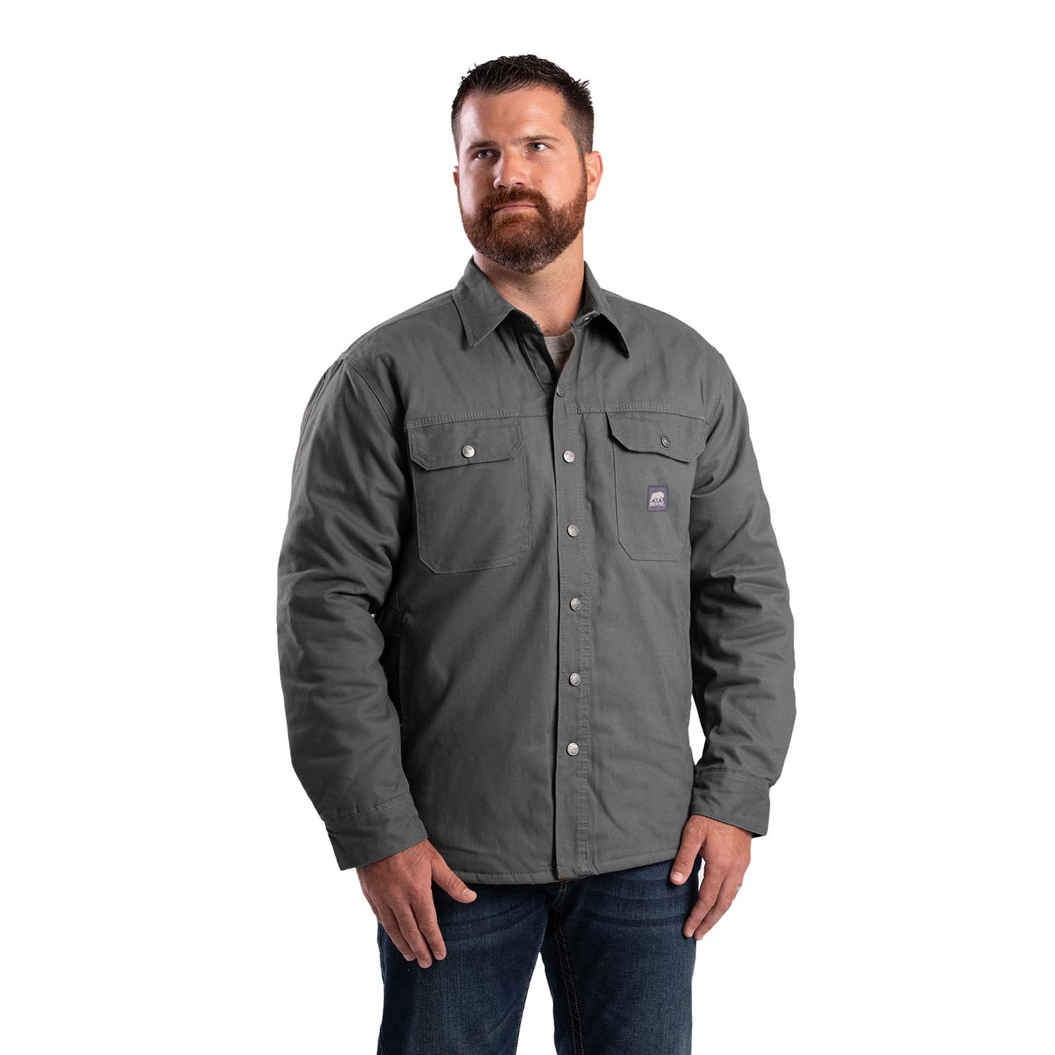 BERNE MEN'S HEARTLAND DUCK SHIRT JACKET
