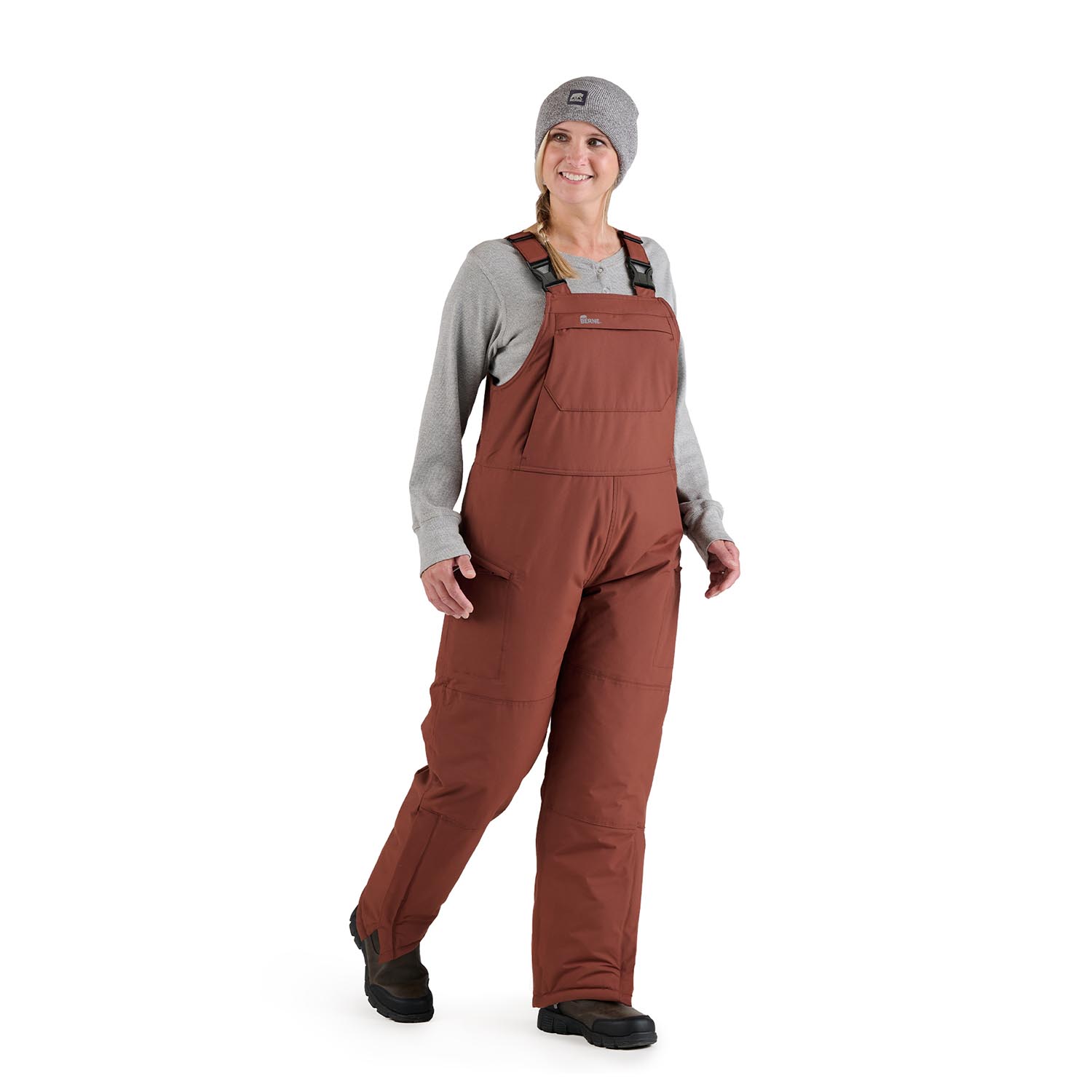 BERNE WOMEN'S COASTLINE INSULATED BIB OVERALLS