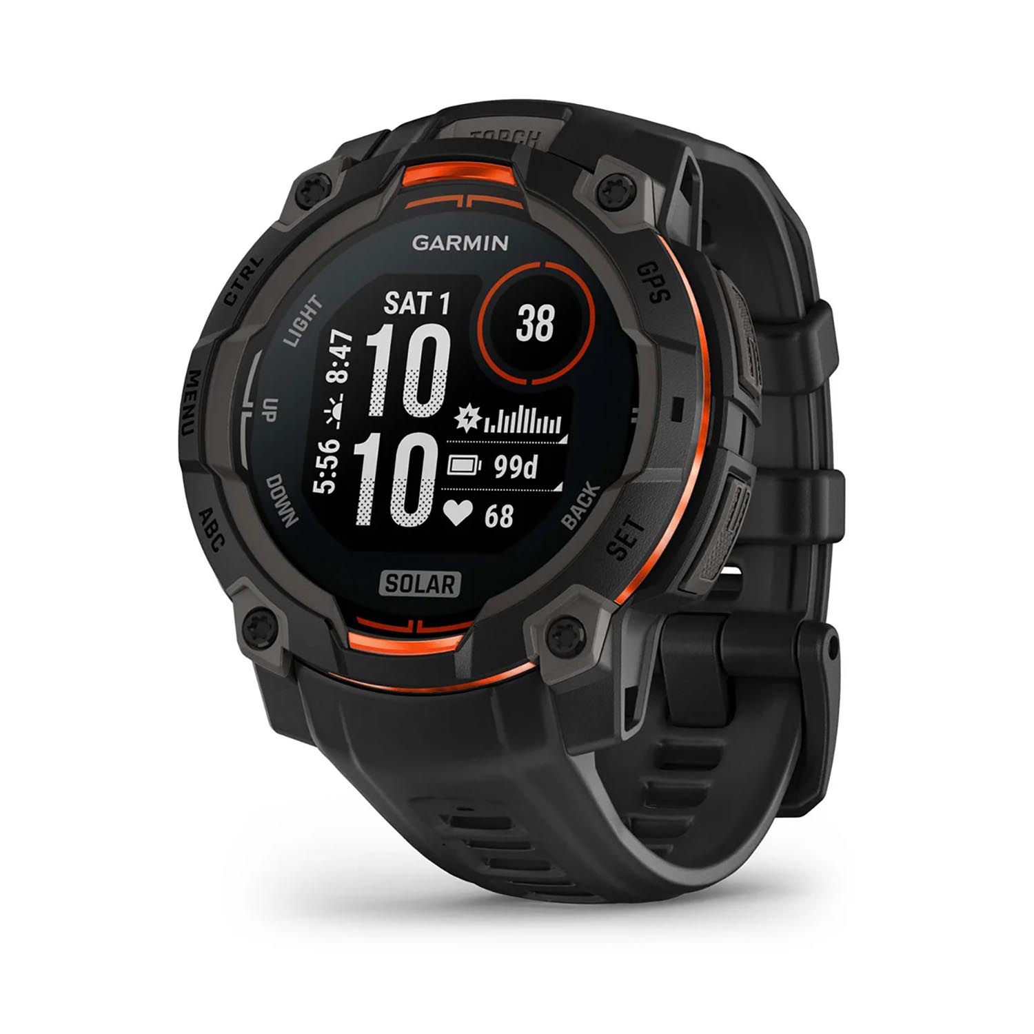 Garmin Instinct 3 Smartwatch, 45 mm, Solar