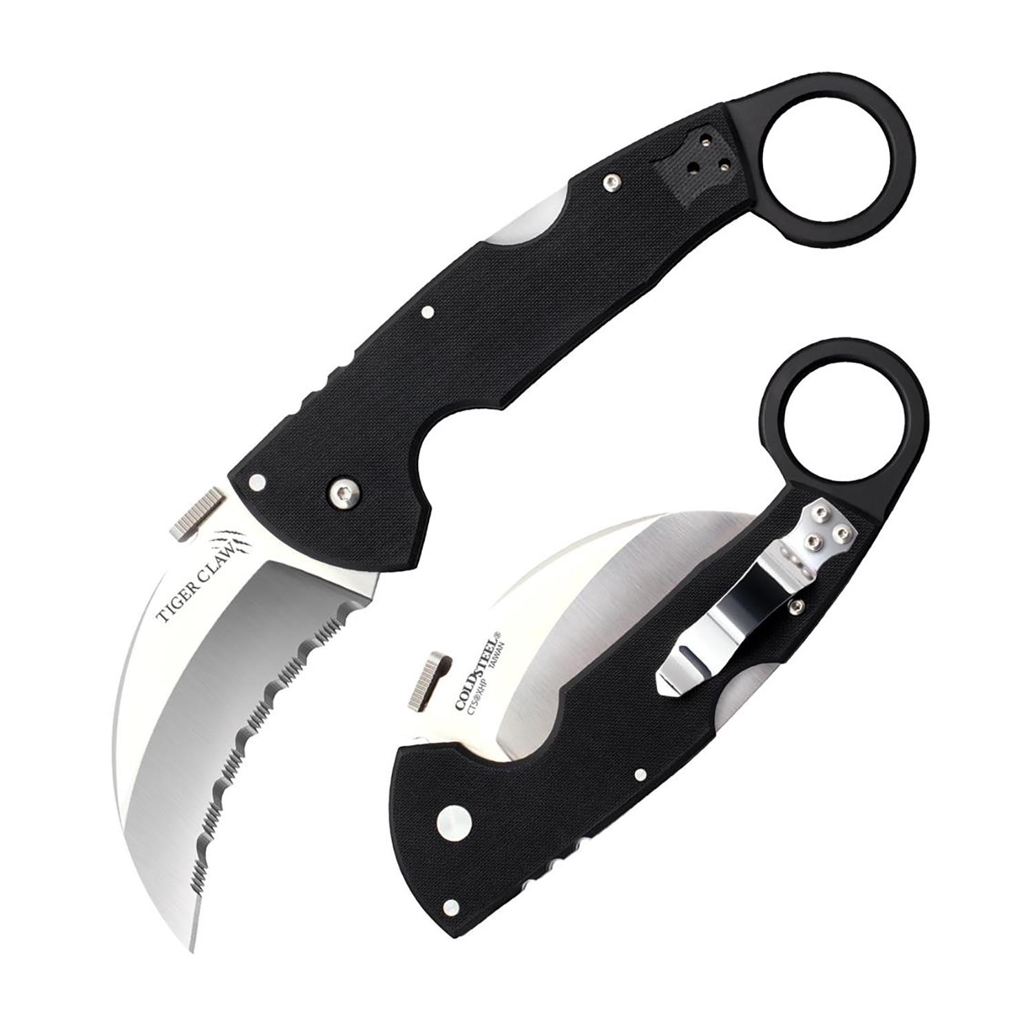 Cold Steel Tiger Claw Serrated Edge S35VN Folding Knife