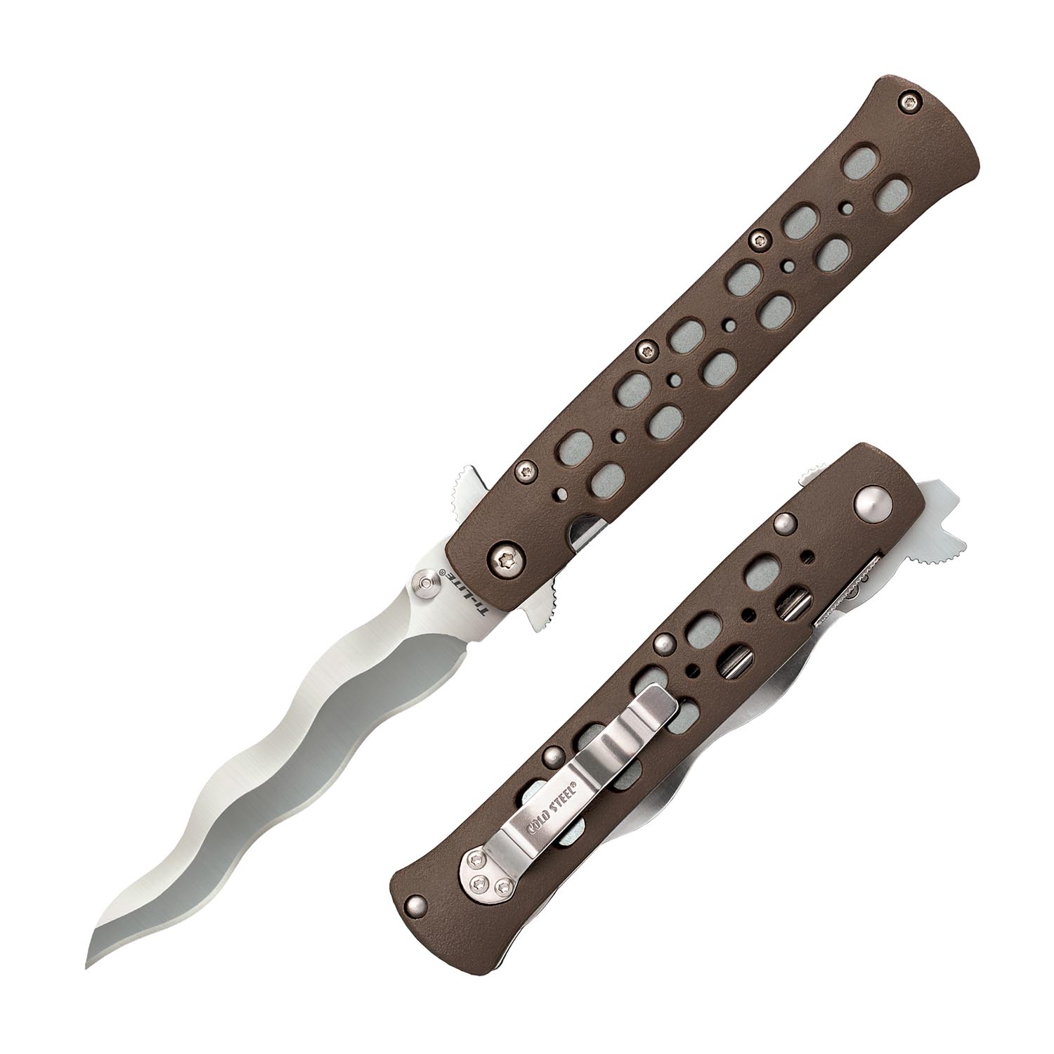 Cold Steel Zytel Handle Ti-Lite 4" Kris Blade Folding K