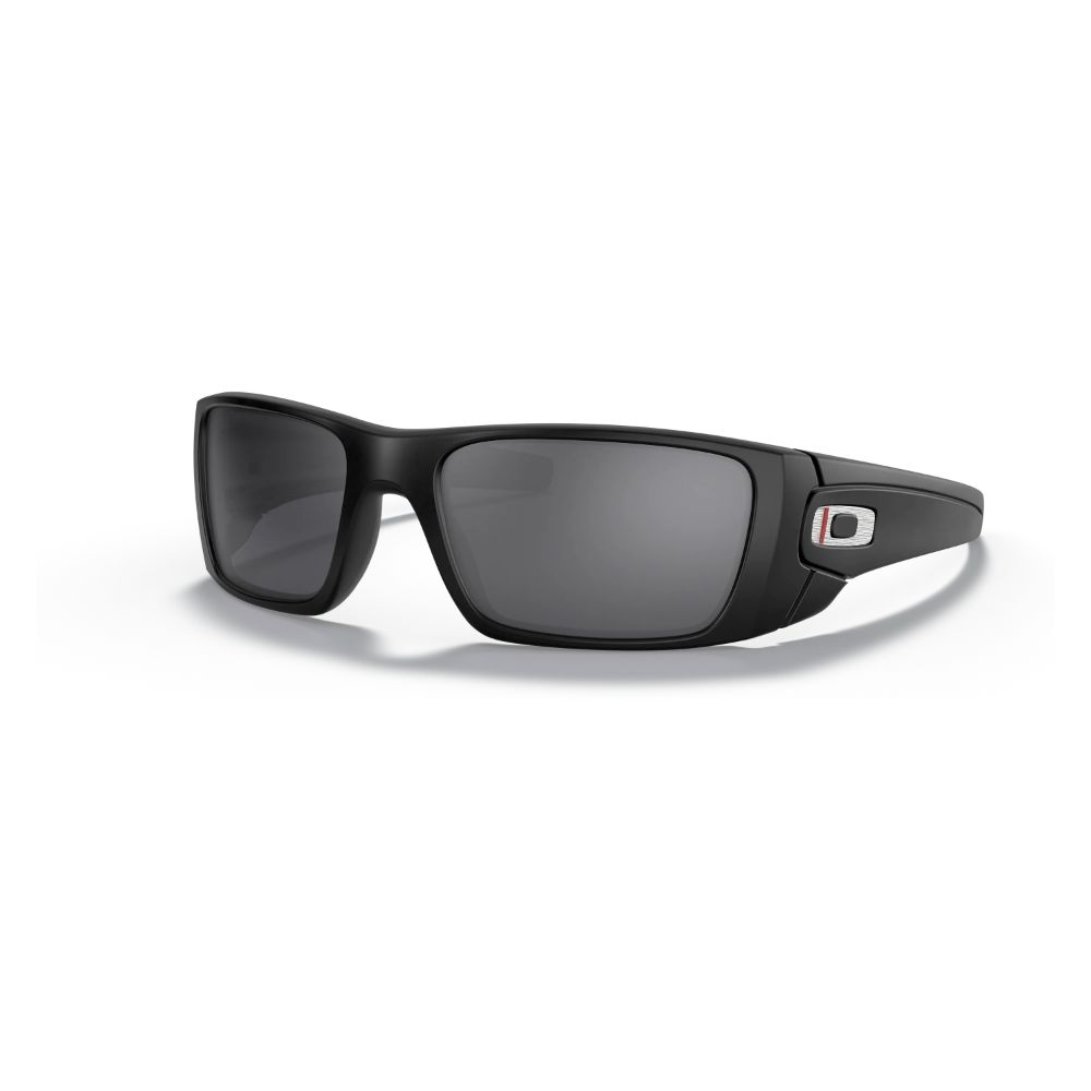 OAKLEY SI FUEL CELL THIN RED LINE MATTE BLACK SUNGLASSES WIT