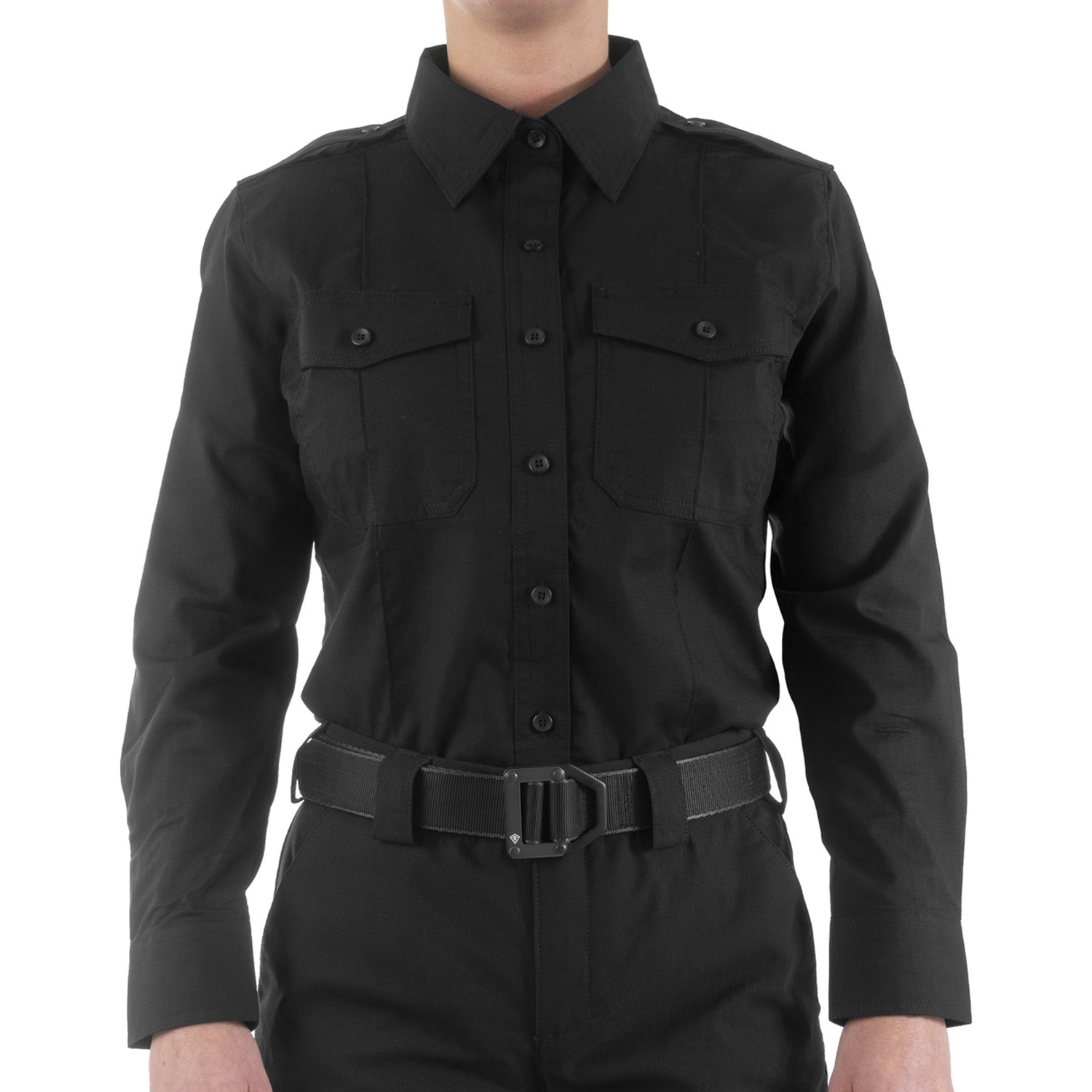 FIRST TACTICAL WOMEN'S LONG SLEEVE PRO DUTY UNIFORM SHIRT