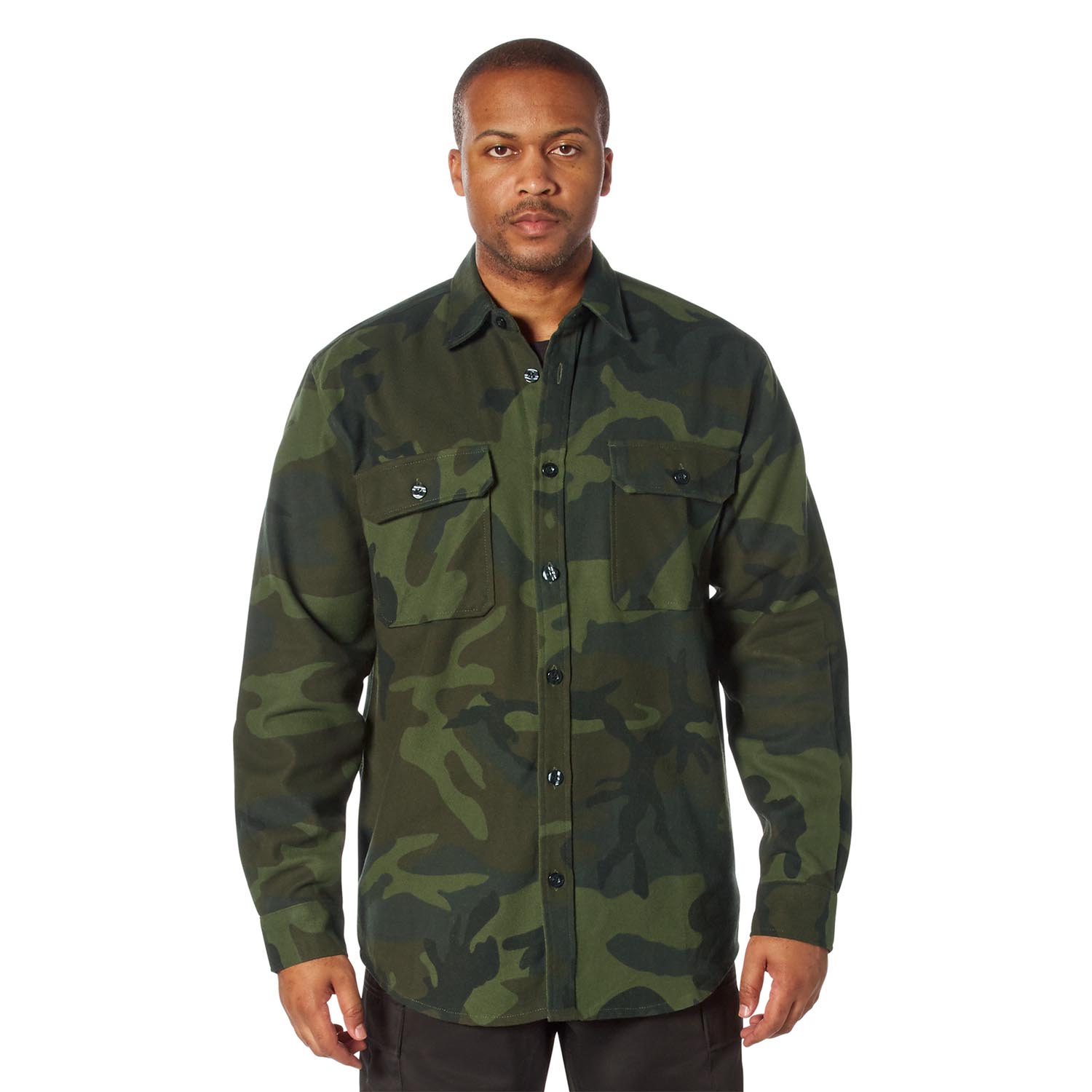 ROTHCO MIDNIGHT CAMO FLANNEL SHIRT