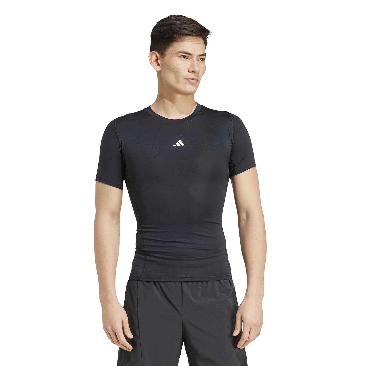 ADIDAS MEN'S TECHFIT COMPRESSION SHORT SLEEVE SHIRT