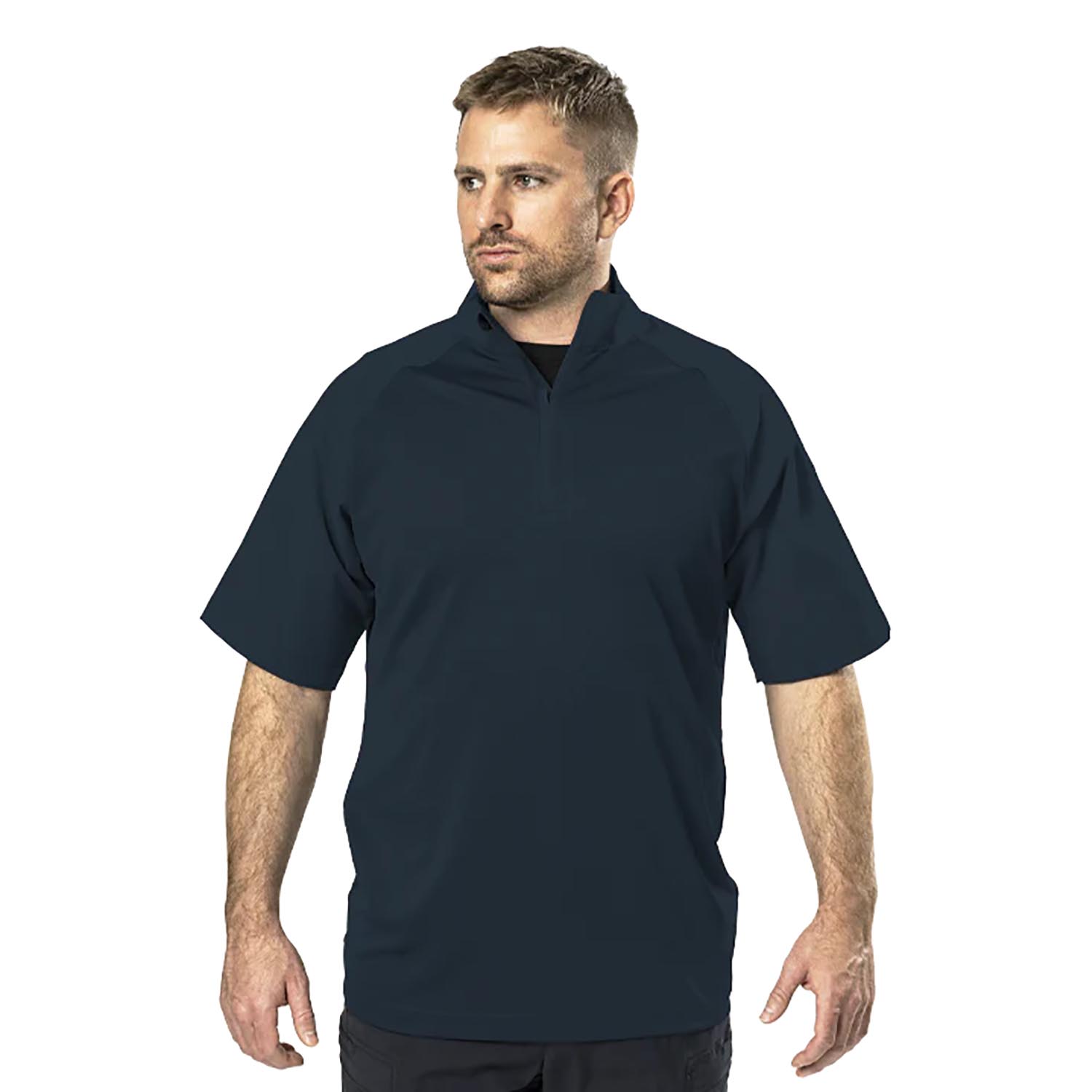 ELBECO UFX BOLD SHORT SLEEVE ZIP MOCK NECK PATROL SHIRT