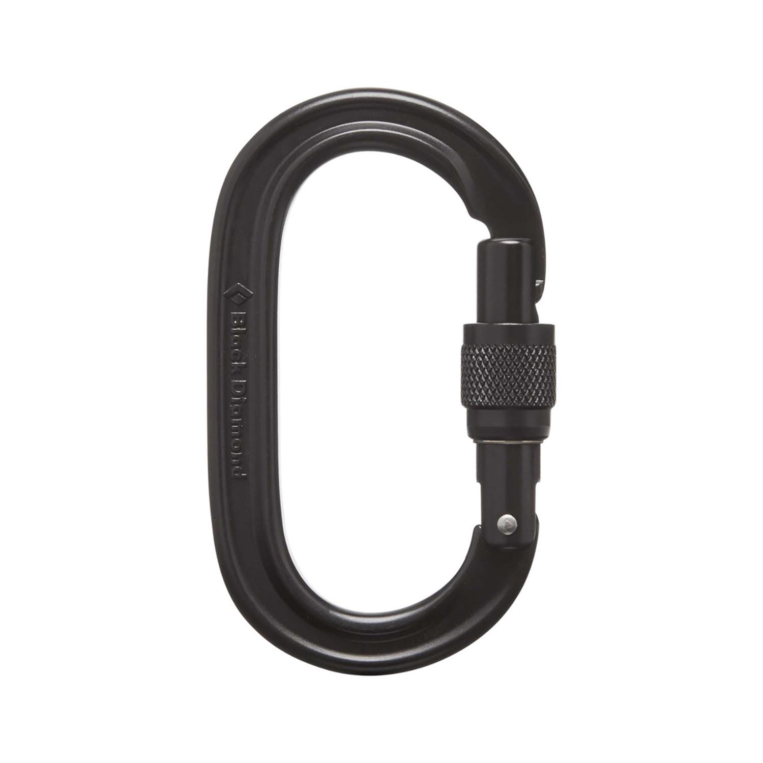 Black Diamond Oval Keylock Screwgate Carabiner