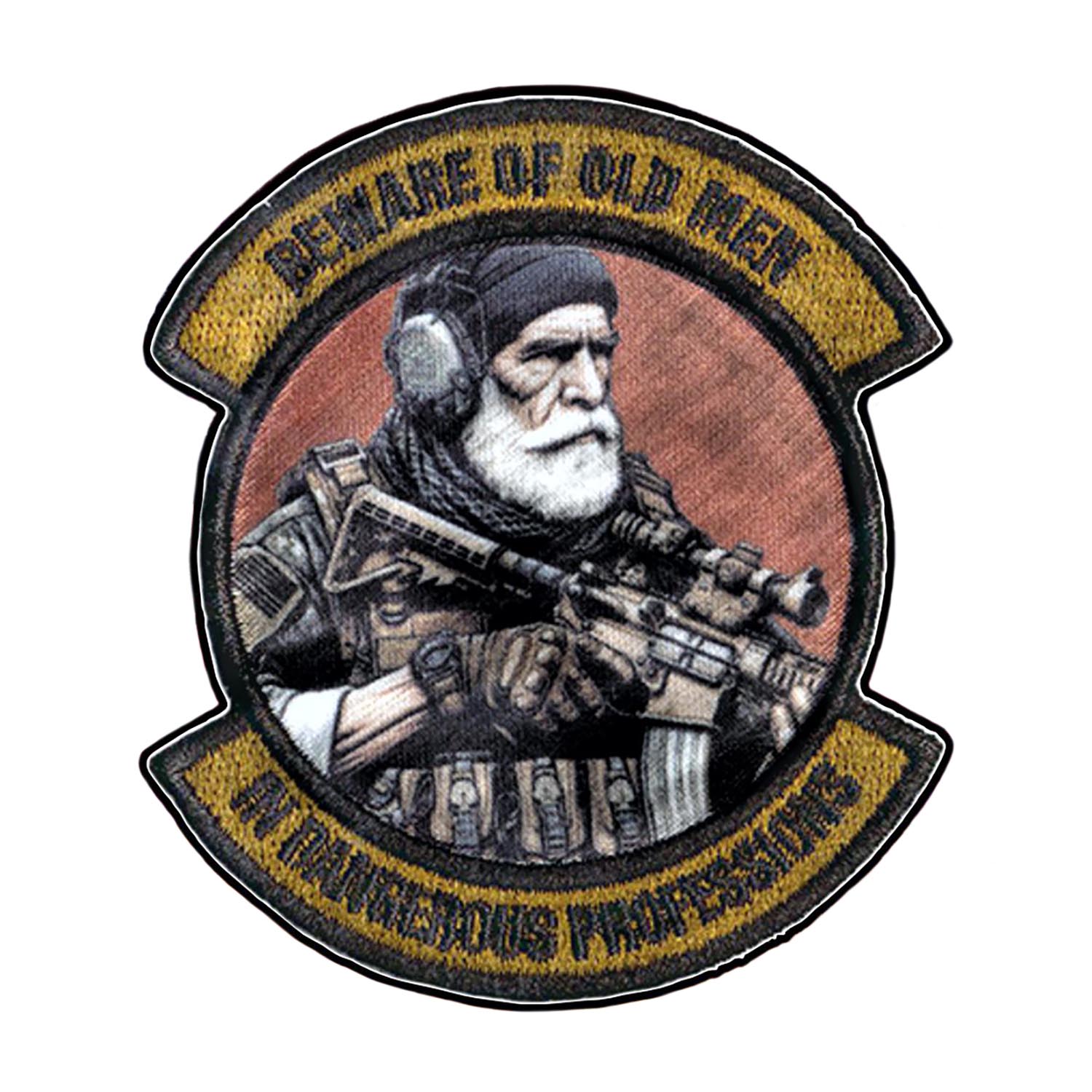 Tactical Gear Junkie "Beware of Old Men" 3" P