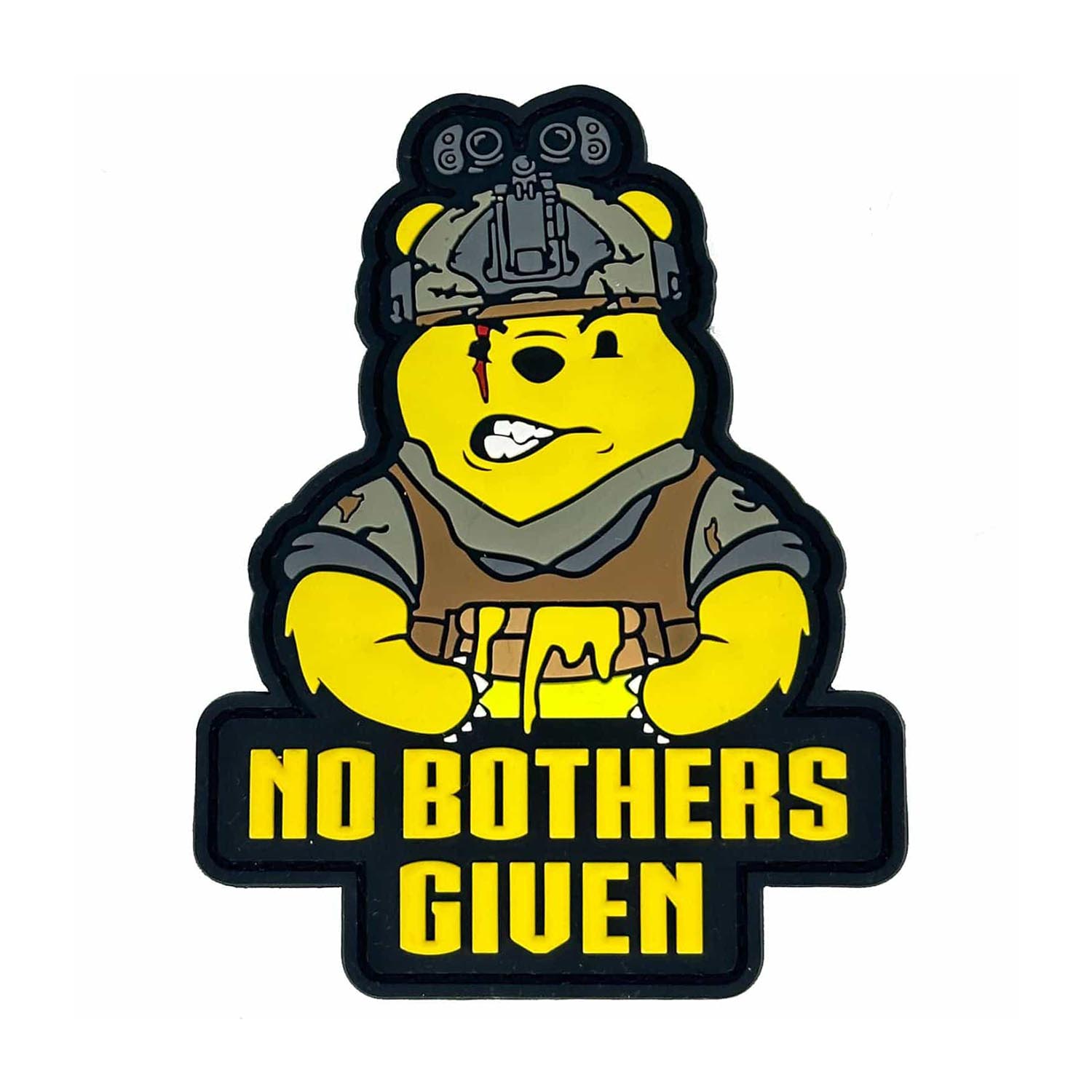 Tactical Gear Junkie "No Bothers Given" Tactical Pooh Bear P