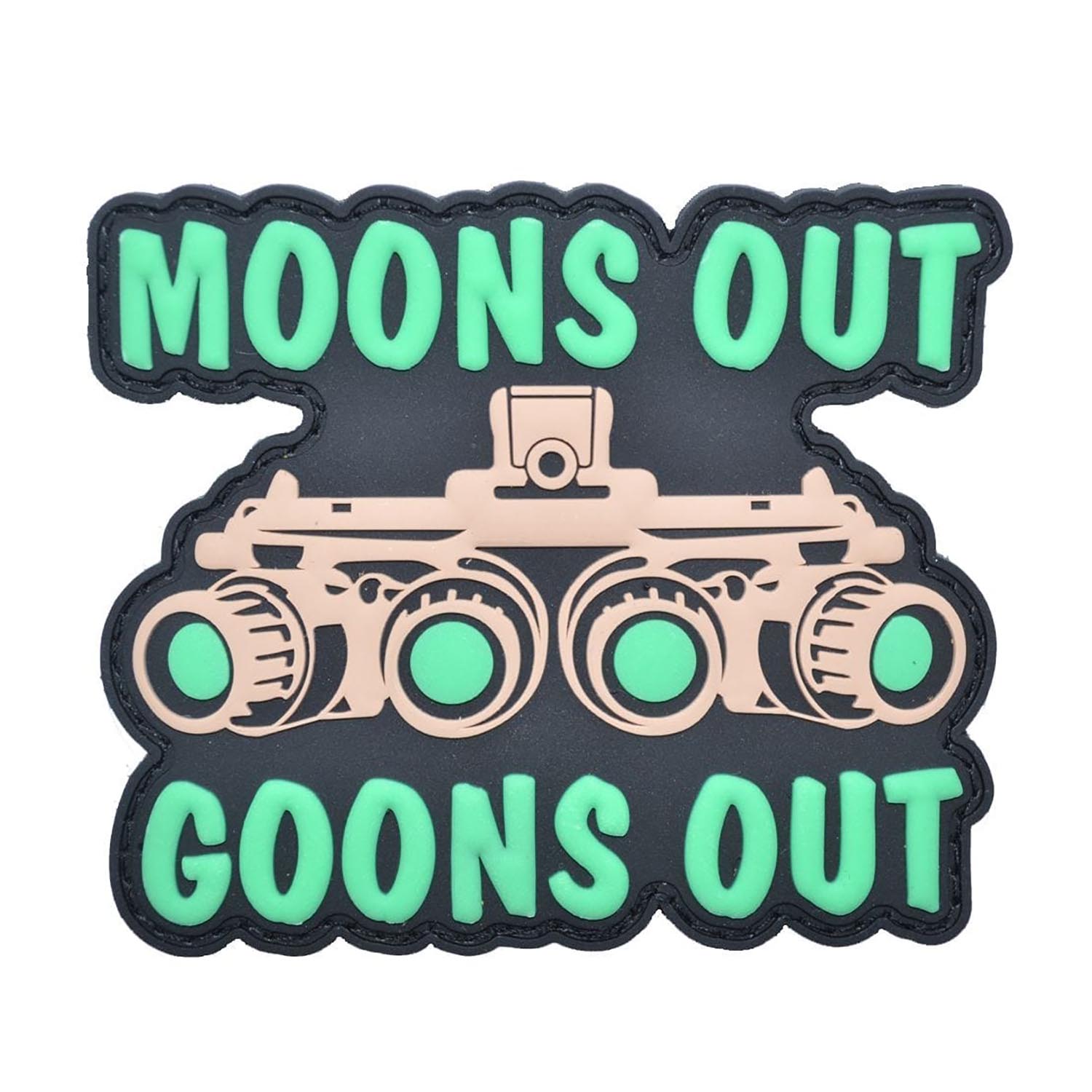 Tactical Gear Junkie "Moons Out Goons Out" Glow in