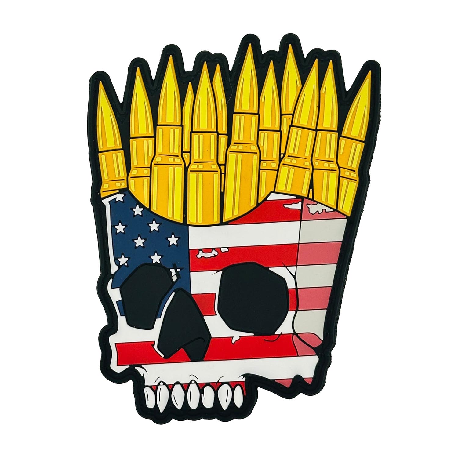 Tactical Gear Junkie American Flag Freedom Fries 3.75" PVC P