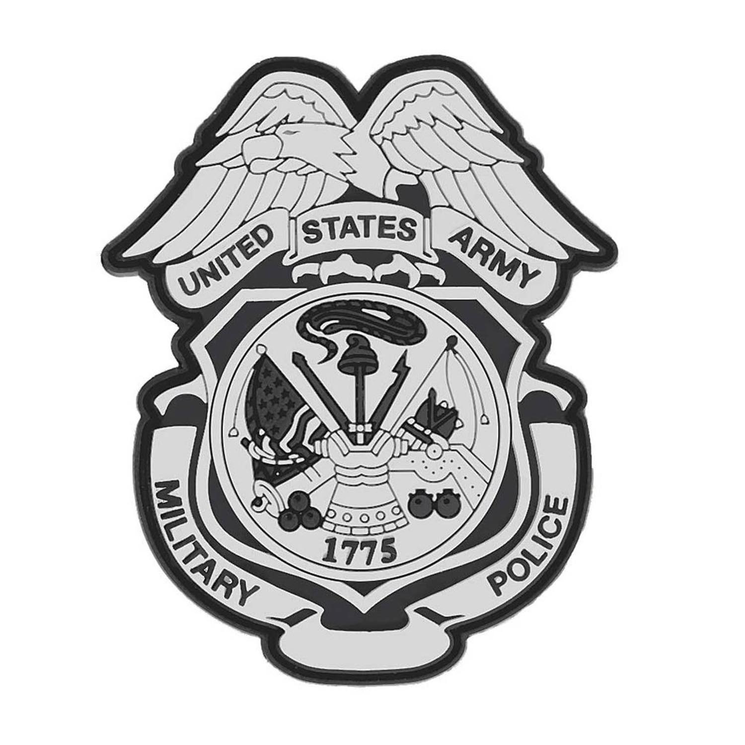 Shellback Tactical Military Police Shield PVC Hook Patch