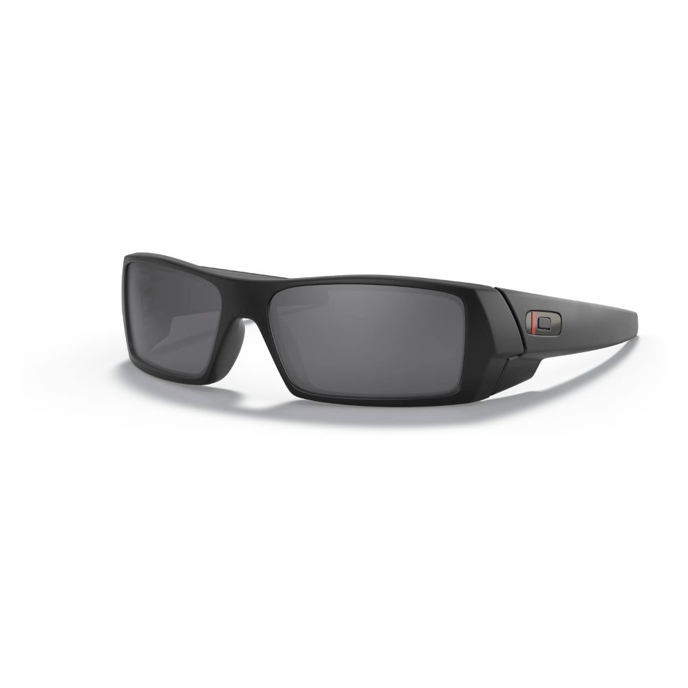 OAKLEY SI GASCAN THIN RED LINE MATTE BLACK FRAME SUNGLASSES