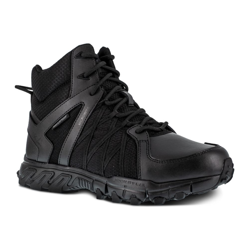 REEBOK TRAILGRIP 6" WATERPROOF SIDE ZIP TACTICAL BOOT