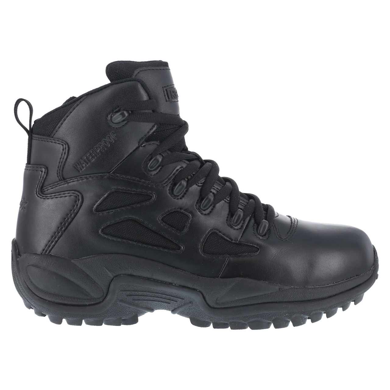 REEBOK STEALTH SIDE ZIPPER WATERPROOF 6 INCH BOOTS