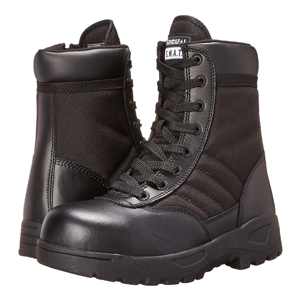 Original S.W.A.T. Classic 9" Side Zip Safety Toe Plus Boots