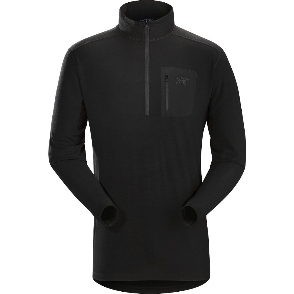 ARC'TERYX LEAF COLD WX ZIP NECK AR WOOL SHIRT
