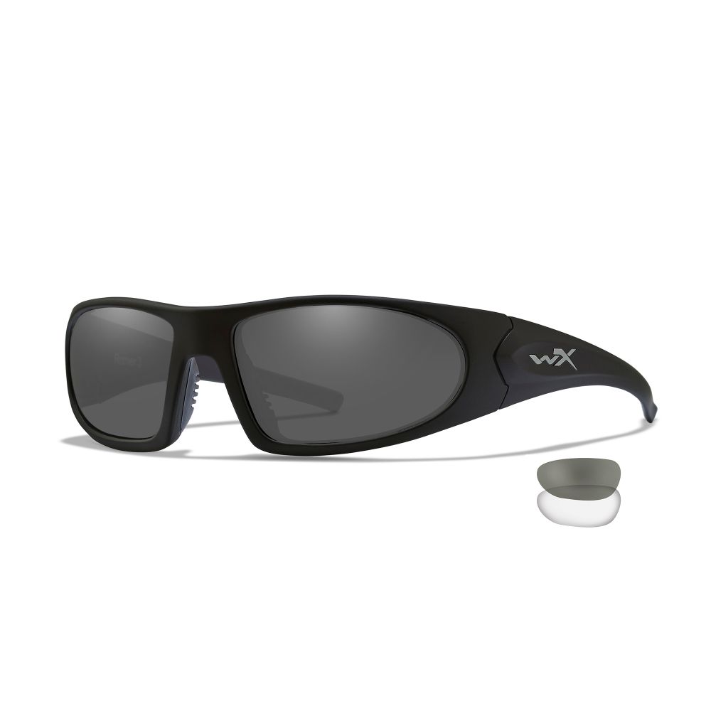 WILEY X ROMER III SMOKE GREY/CLEAR/MATTE  SUNGLASSES