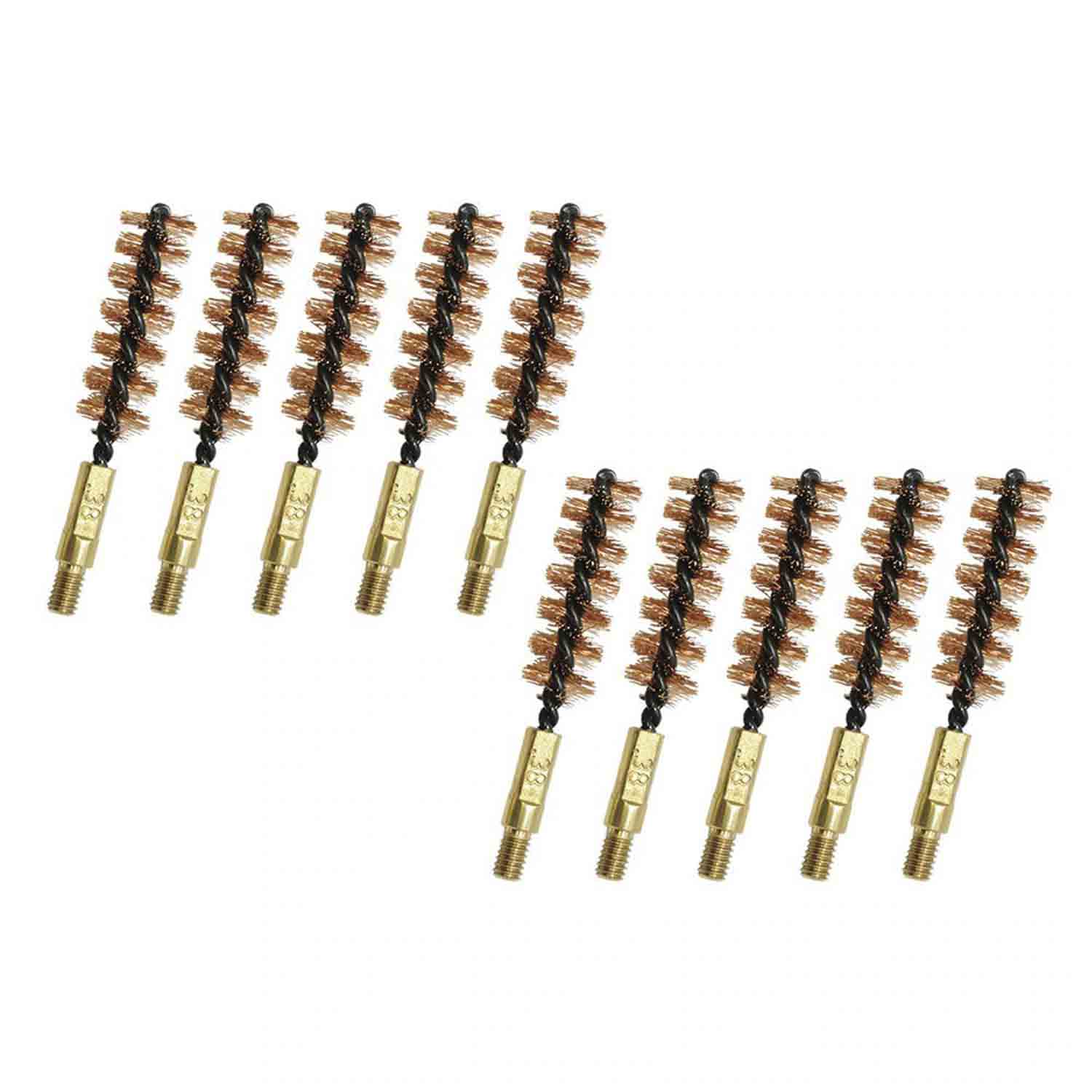 Otis .38 cal/9mm Bronze Bore Brushes - 10 Pack